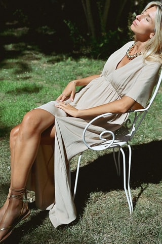 Robe midi - Beige - Molly Bracken