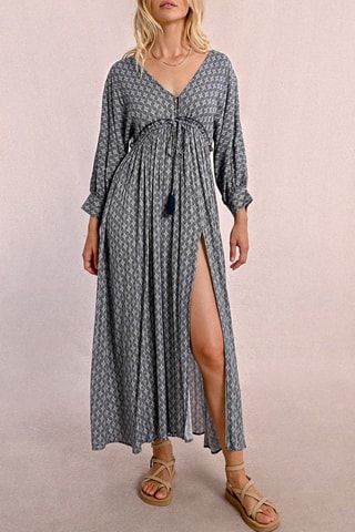 Robe longue - Bleu marine - Molly Bracken