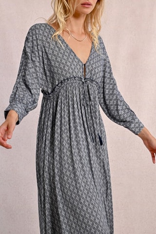 Robe longue - Bleu marine - Molly Bracken