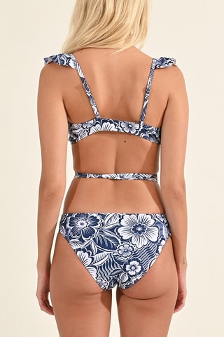 Haut de maillot - Bleu marine et blanc- Lili Sidonio