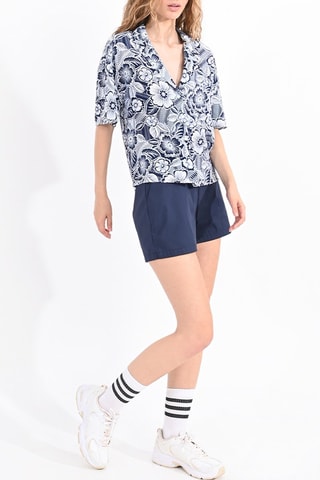 Chemisier - Bleu marine et blanc- Lili Sidonio