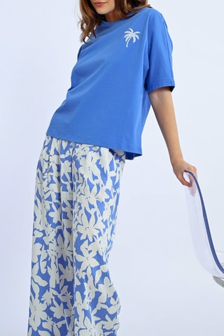 T-shirt - Bleu cobalt - Molly Bracken