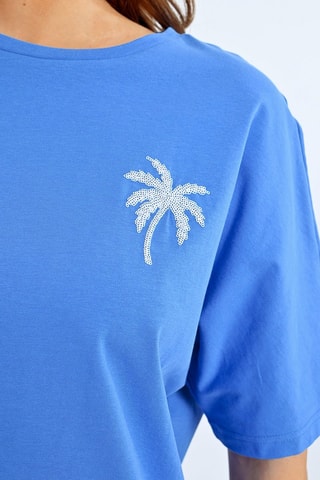 T-shirt - Bleu cobalt - Molly Bracken