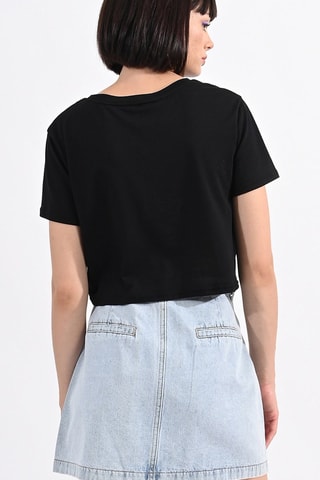 FILLE YOUNG LADIES KNITTED TEE BLACK - Molly Bracken