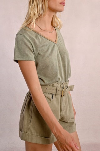 T-shirt - Kaki chiné - Molly Bracken