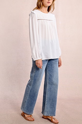Blouse - Blanc - Molly Bracken
