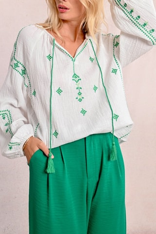 Blouse - Blanc - Molly Bracken