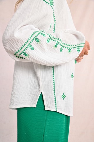 Blouse - Blanc - Molly Bracken