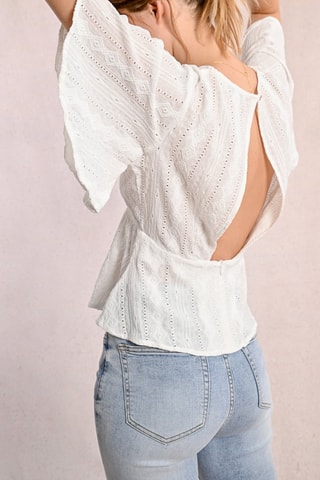 Blouse - Blanc - Molly Bracken