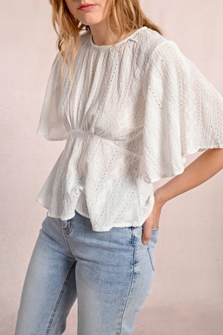 Blouse - Blanc - Molly Bracken