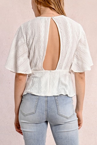 Blouse - Blanc - Molly Bracken