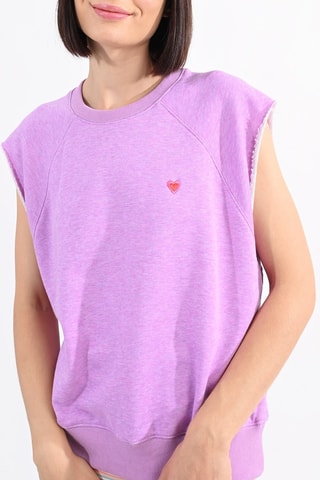 Sweat sans manches - Violet- Lili Sidonio