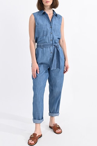 Combinaison en jean - Bleu clair