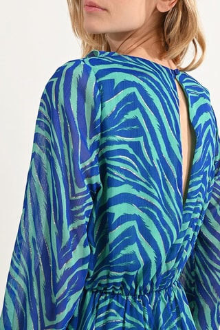 Combishort - Bleu marine et vert- Lili Sidonio
