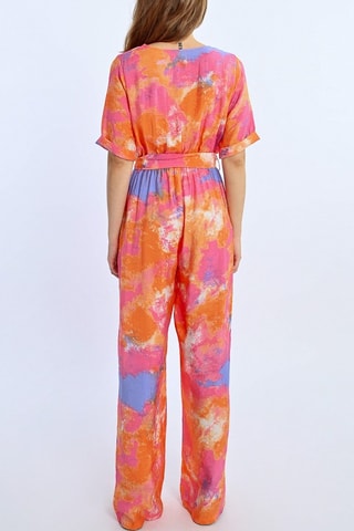 Combinaison - Orange et rose