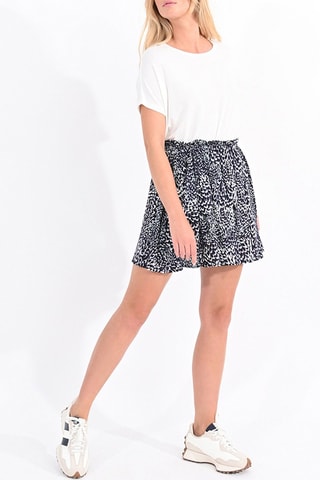 Minijupe taille haute - Bleu foncé - Molly Bracken