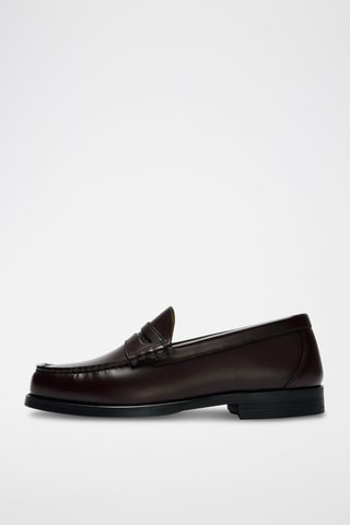 Mocasines de piel - Marrón - Selected