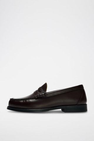 Mocasines de piel - Marrón - Selected