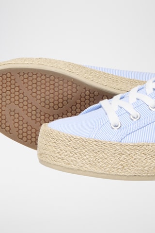 Zapatillas con plataforma - Azul claro