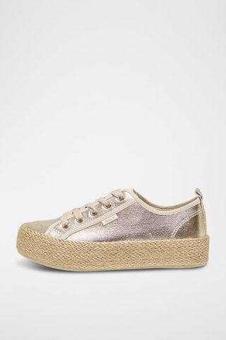 Zapatillas con plataforma - Dorado