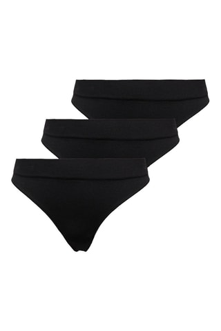 3 tangas - Negro