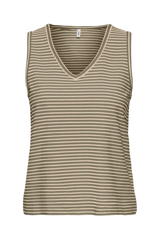 Camiseta de tirantes - Caqui