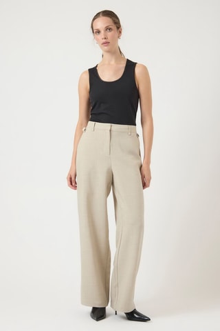 Pantalón - Beige - Selected