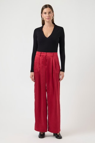 Pantalón - Rojo - Selected