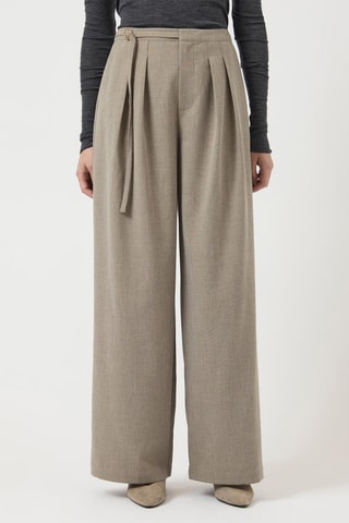 Pantalón - Beige - Selected