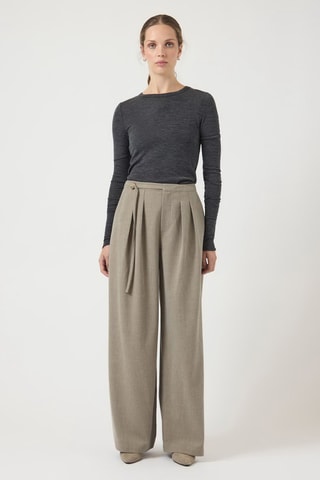 Pantalón - Beige - Selected