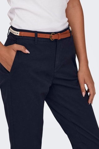 Pantalón chino regular fit - Azul oscuro