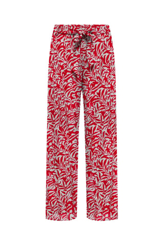 Pantalón palazzo - Rojo