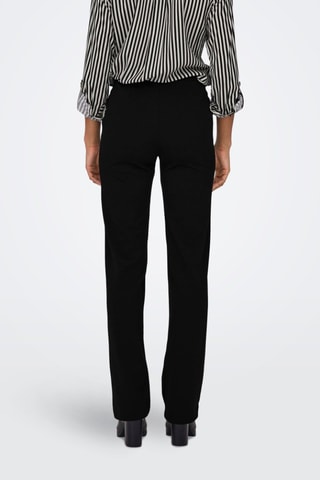 Pantalón recto - Negro