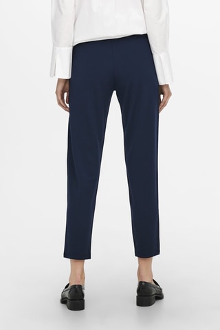 Pantalón wide leg 7/8 de tiro alto - Negro