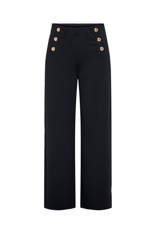 Pantalón regular fit - Negro