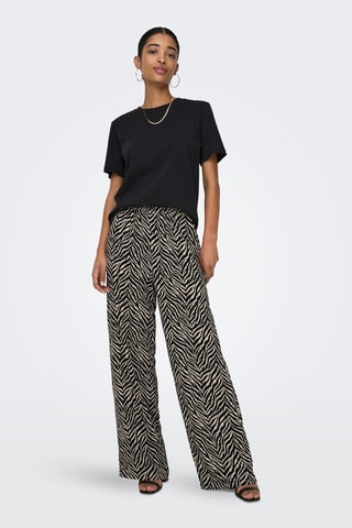 Pantalón regular fit - Negro