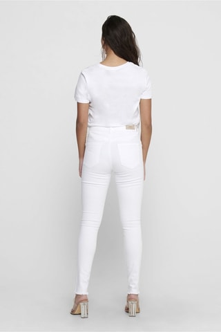 Vaquero slim fit de algodón orgánico - Blanco