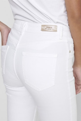 Vaquero slim fit de algodón orgánico - Blanco