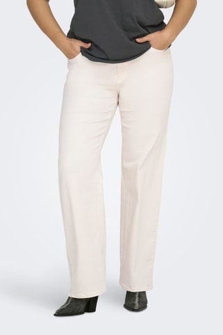 Vaquero wide leg de tiro alto - Crudo