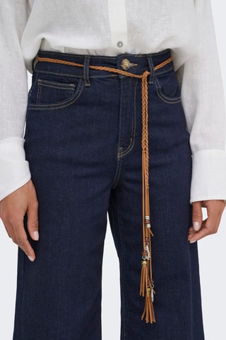 Vaquero wide leg 7/8 de tiro alto - Azul