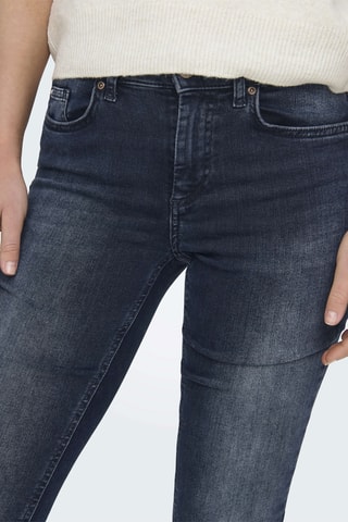 Vaquero skinny fit de algodón orgánico - Negro