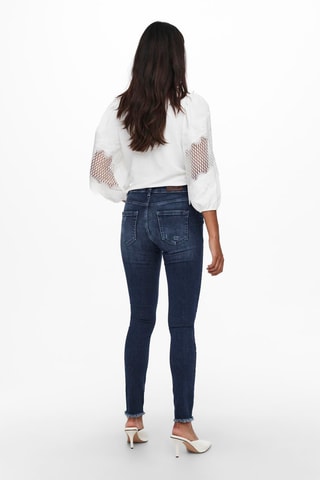 Vaquero skinny fit de algodón orgánico - Azul oscuro