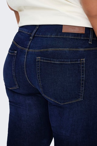 Vaquero skinny fit de tiro alto - Azul marino