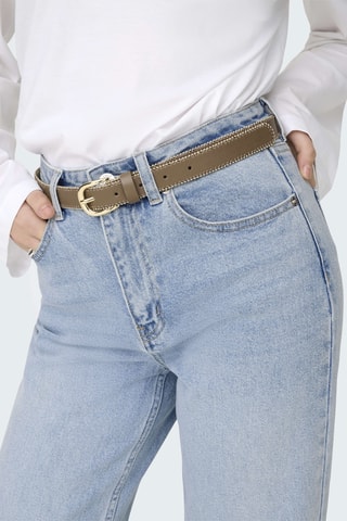 Vaquero wide leg de tiro alto - Azul cobalto