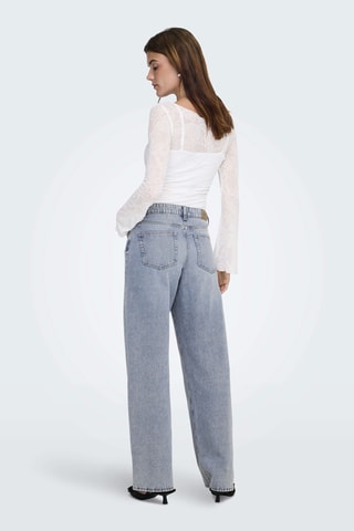 Vaquero wide leg - Azul grisáceo