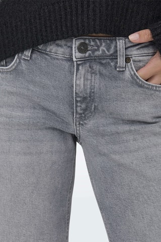 Vaquero wide leg de algodón orgánico - Gris claro