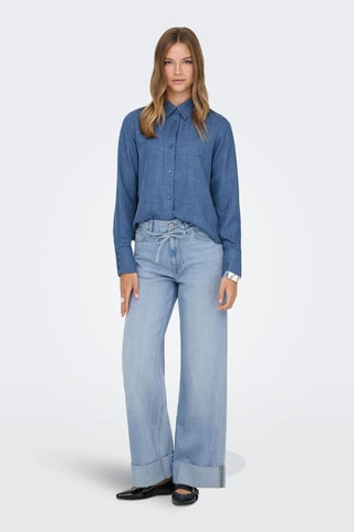 Vaquero wide leg - Azul