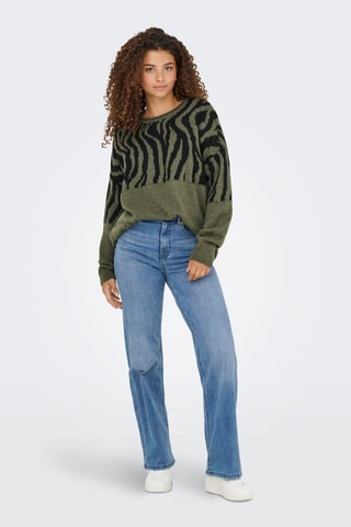 Vaquero wide leg de tiro alto - Azul