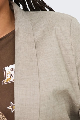 Chaqueta con cuello chal - Beige