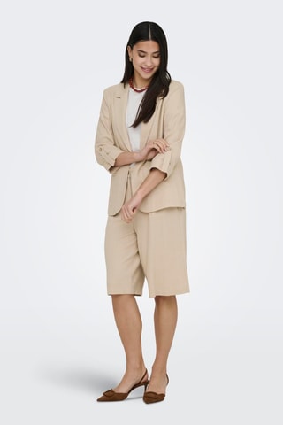 Chaqueta de lino - Beige